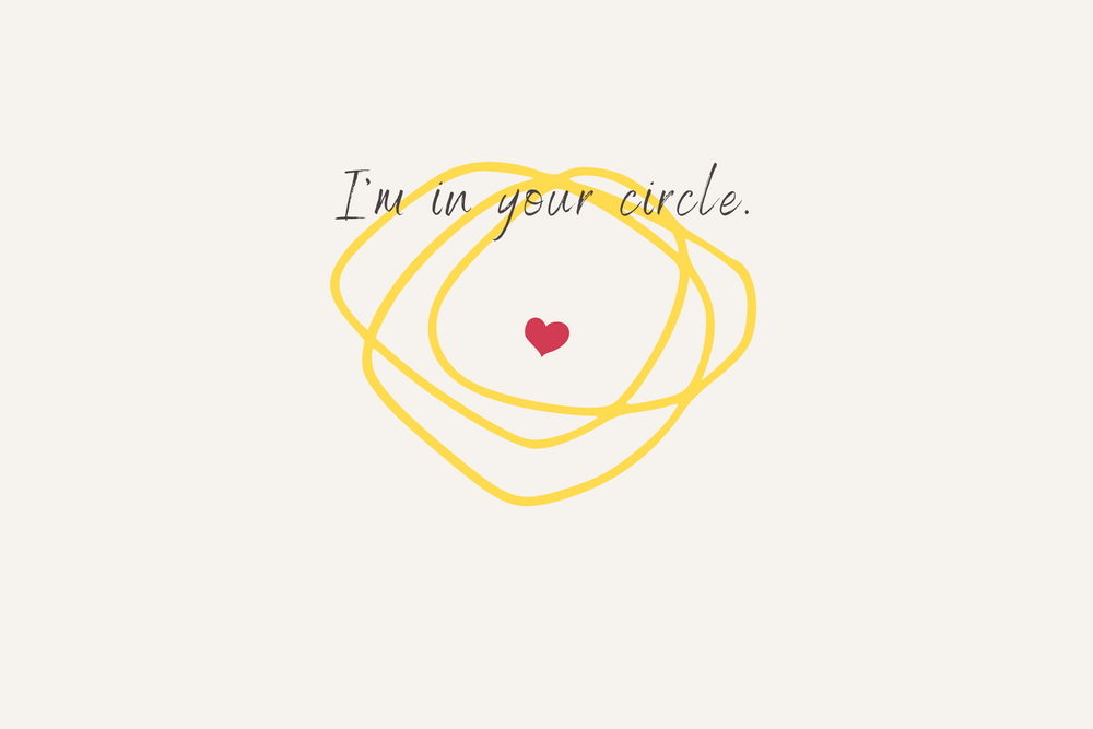 
                  
                    We All Need A Circle Of Support Greeting Card
                  
                